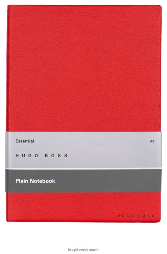 4TFNJN5588 أحمر Hugo Boss دفتر هوغو A5 باللون الأحمر والجلد الصناعي باللون الأحمر
