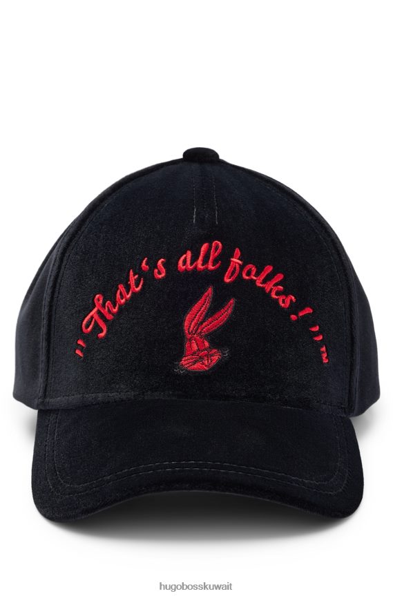 4TFNJN5634 أسود Hugo Boss لوني تونز × قبعة مخملية