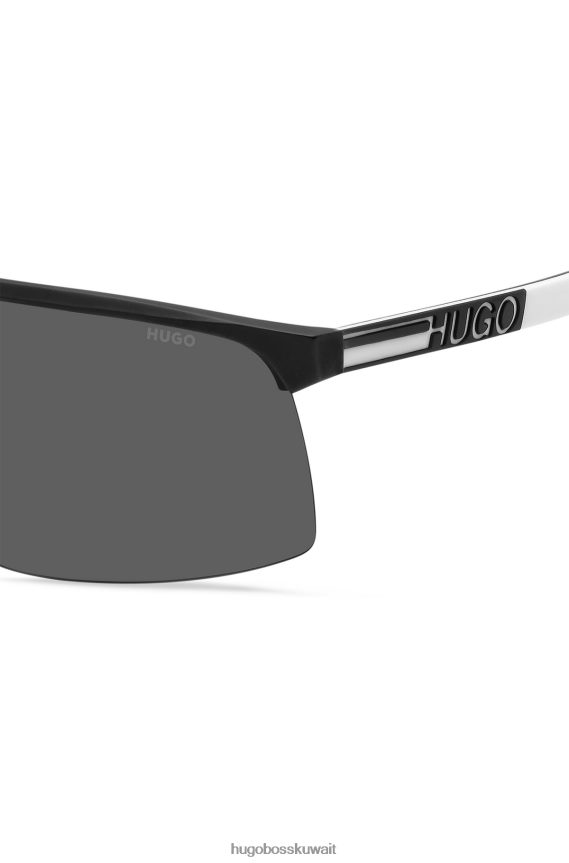 4TFNJN5689 حزمة مسبقة متنوعة Hugo Boss نظارات هوغو الشمسية المتنوعة ذات الشعار المطاطي مع عدسات مجانية