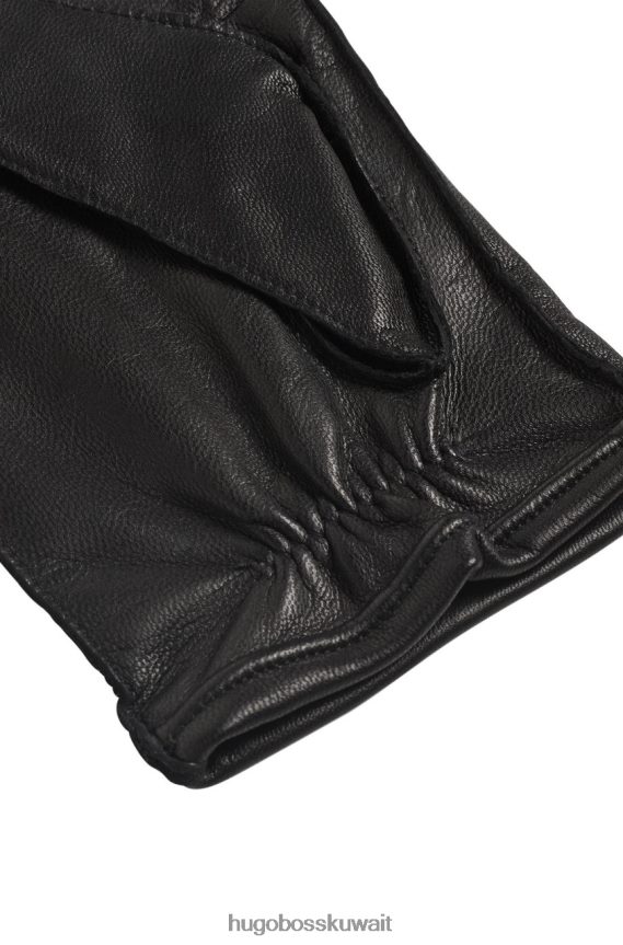 4TFNJN568 أسود Hugo Boss قفازات كرانتون 50457533 أسود
