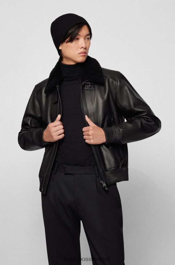 4TFNJN569 أسود/أزرق داكن/بيج/أحمر/أرجواني Hugo Boss قبعة فاتي 50455712 سوداء