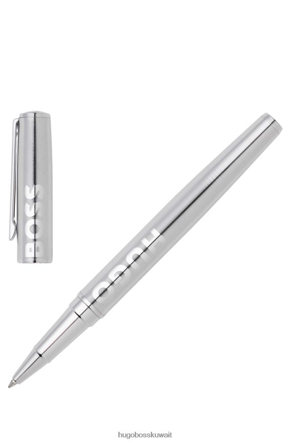 4TFNJN5712 فضة Hugo Boss قلم رولربال من النحاس المطلي بالكروم الفضي