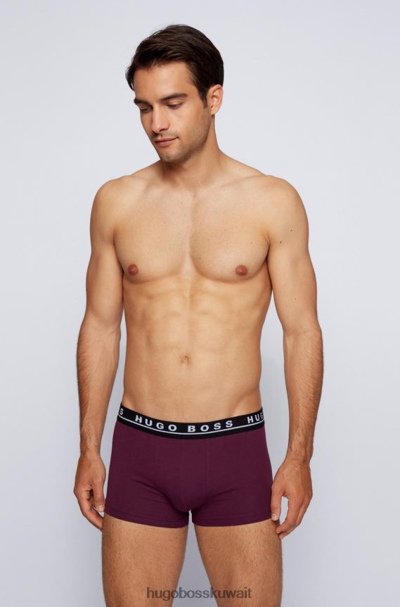 4TFNJN571 متنوعة/بيج/أزرق Hugo Boss 3 قطع صندوق بوكسر 50458545 متنوعة