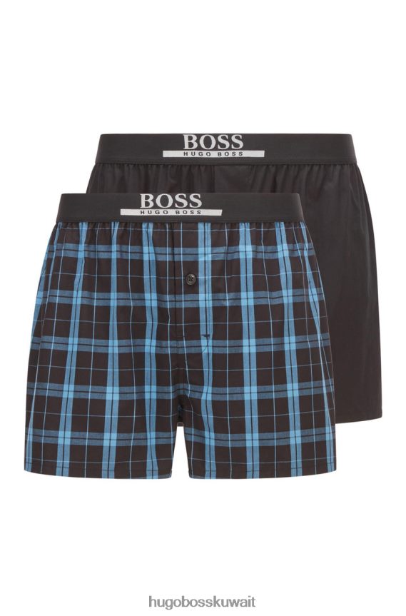 4TFNJN573 الفيروز / الأرجواني Hugo Boss طقم 2 شورت بوكسر 50460112 فيروزي