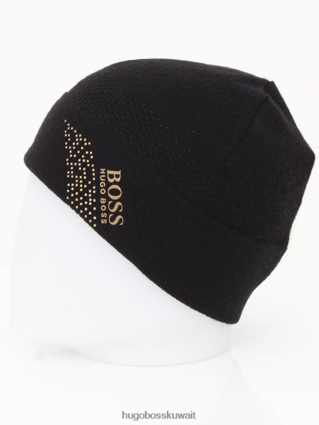 4TFNJN575 أسود/كحلي Hugo Boss قبعة صغيرة أكسيلو 50456137 سوداء