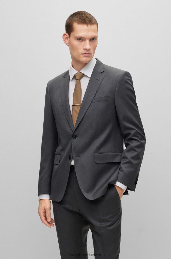 4TFNJN5775 ذهب Hugo Boss مشبك ربطة عنق ذهبي اللون من Hugo مع شعار محفور