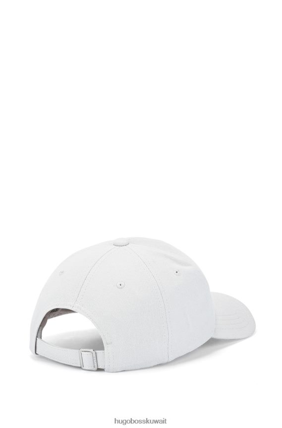 4TFNJN5809 البيج الفاتح Hugo Boss قبعة هوغو من نسيج قطني طويل باللون البيج الفاتح مع طباعة يوم الأرض