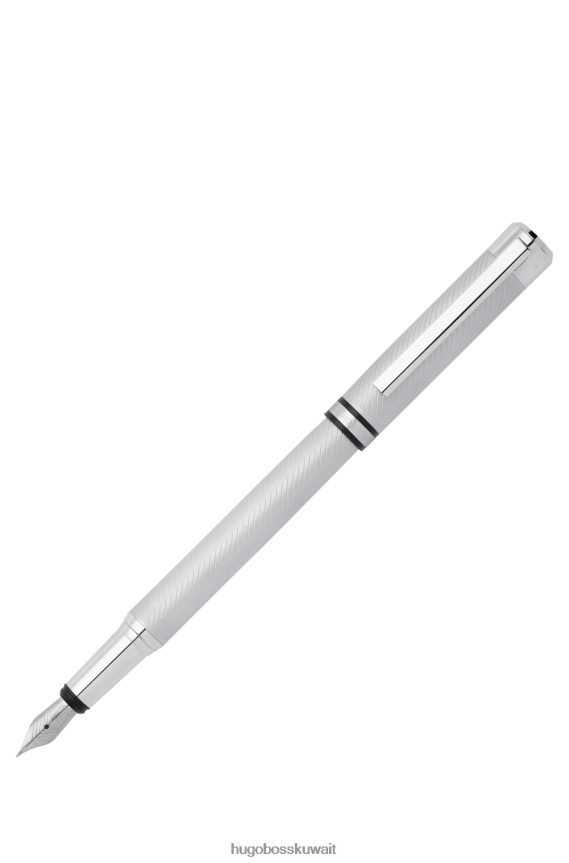 4TFNJN5811 فضة Hugo Boss قلم حبر هوغو كروم بنقش فضي محفور