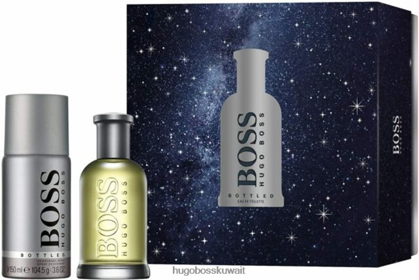 4TFNJN581Hugo Boss مجموعة هدايا باللون الرمادي المعبأة في زجاجات 50 مل - 56783