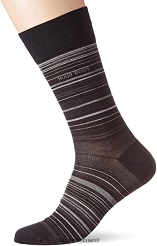 4TFNJN583 أزرق/أسود Hugo Boss جوارب قطنية - 50425488 أزرق