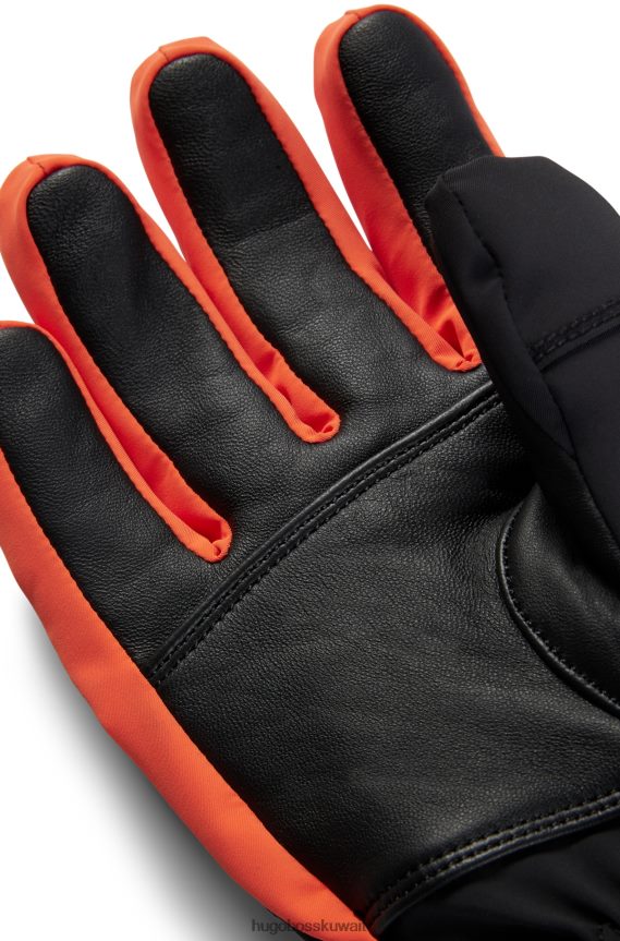 4TFNJN5852 أسود Hugo Boss × قفازات اللحظة المثالية