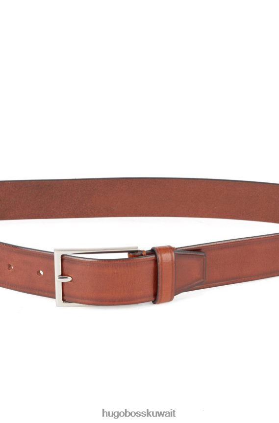 4TFNJN586 بني متوسط/بني غامق Hugo Boss حزام كارميلو 50455085 بني متوسط