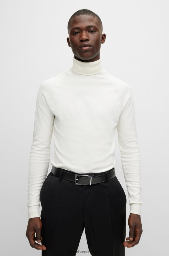 4TFNJN5873 أسود Hugo Boss حزام هوغو ذو وجهين من الجلد الإيطالي باللون الأسود