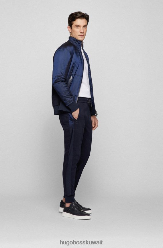 4TFNJN58 أزرق غامق Hugo Boss X بورش سترة شيبرد 50466091 أزرق داكن