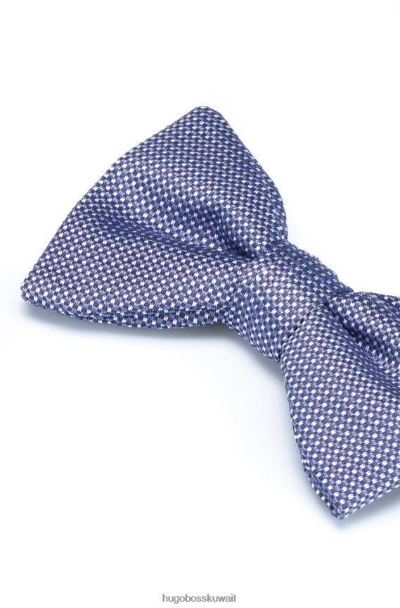 4TFNJN5929 ضوء ارجواني Hugo Boss ربطة عنق منقوشة من قماش الجاكار الحريري من هوغو باللون الأرجواني الفاتح