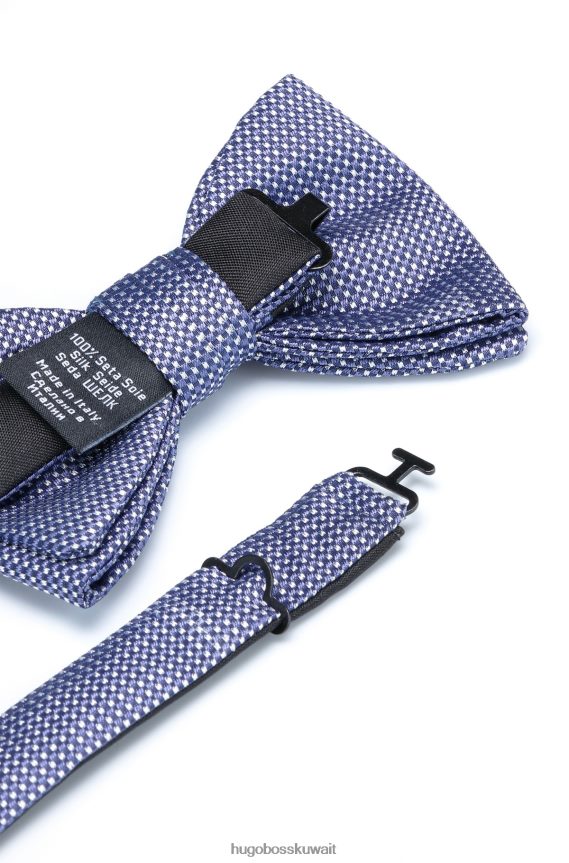 4TFNJN5929 ضوء ارجواني Hugo Boss ربطة عنق منقوشة من قماش الجاكار الحريري من هوغو باللون الأرجواني الفاتح