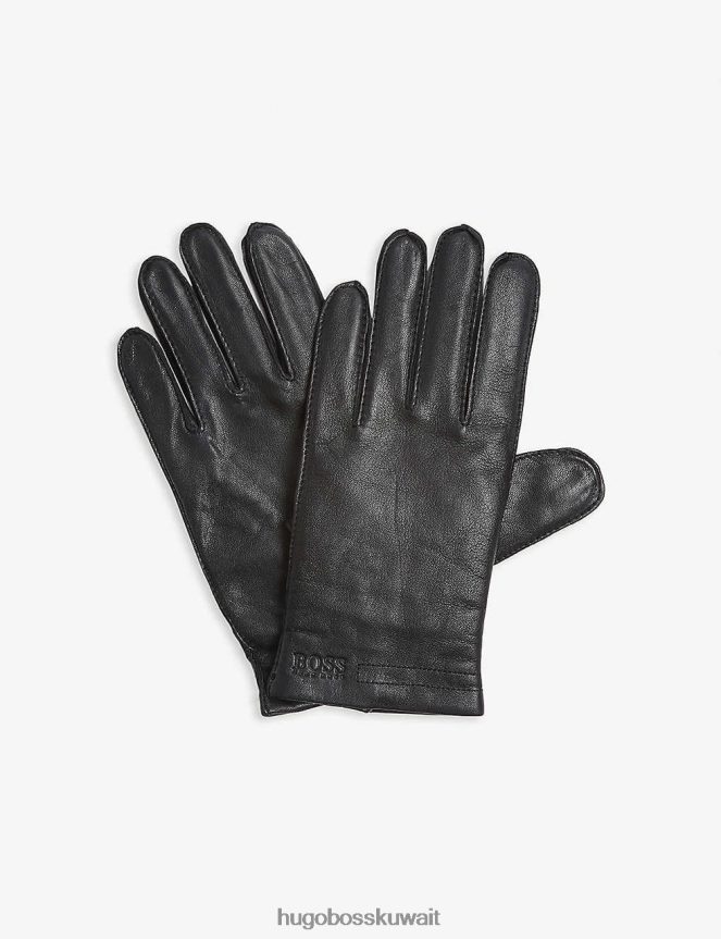 4TFNJN595 أسود Hugo Boss قفازات كرانتون 50416301 أسود