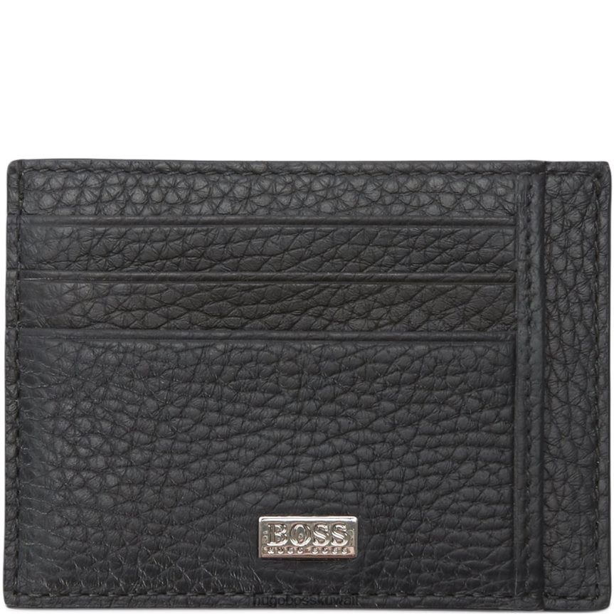 4TFNJN599 أسود/بني Hugo Boss حامل بطاقة كروستاون - 50441034، أسود