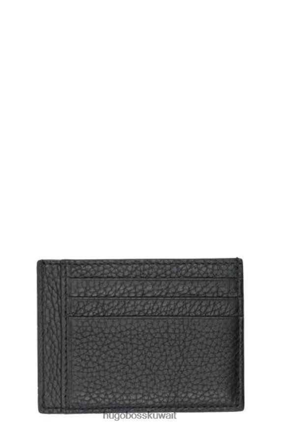 4TFNJN599 أسود/بني Hugo Boss حامل بطاقة كروستاون - 50441034، أسود