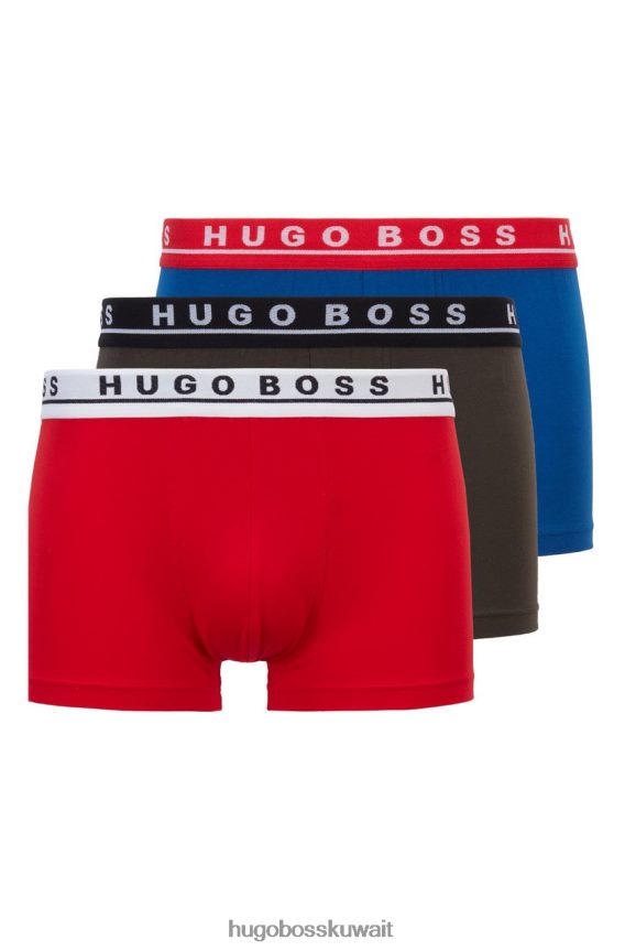 4TFNJN601 متنوعة Hugo Boss 3 قطع بوكسر 50449458 متنوعة