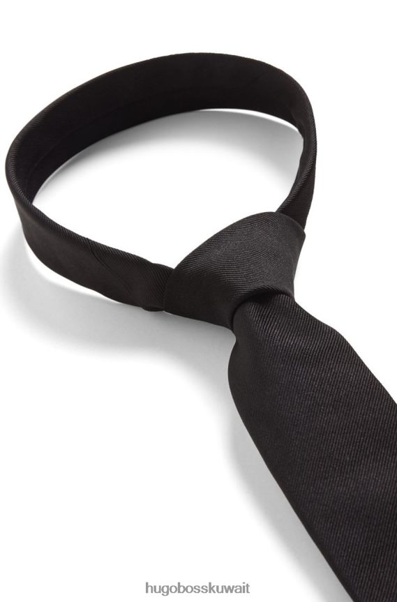 4TFNJN608 أسود/كحلي Hugo Boss ربطة عنق فستان رقم 50390136 أسود