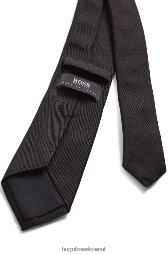 4TFNJN608 أسود/كحلي Hugo Boss ربطة عنق فستان رقم 50390136 أسود