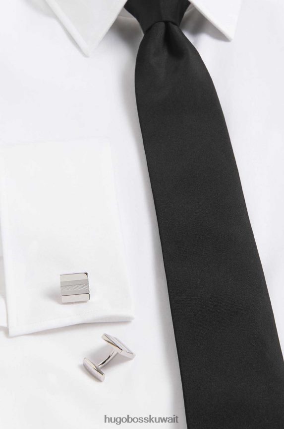 4TFNJN621 فضة Hugo Boss أزرار الأكمام بيرسي 50375785 الفضة