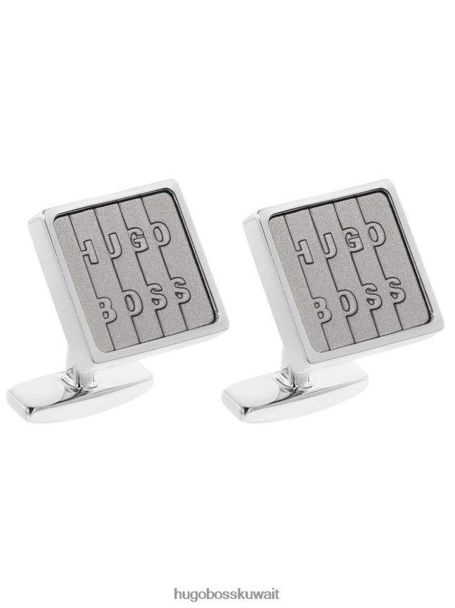 4TFNJN622 رمادي فاتح Hugo Boss أزرار الأكمام لين 50403028 باستيلغري