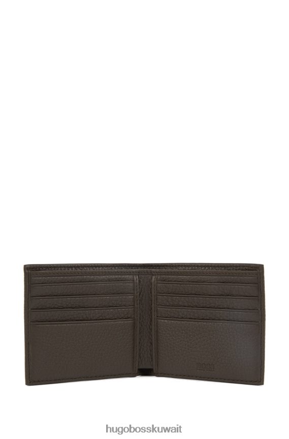 4TFNJN645 بني / أسود / كحلي Hugo Boss محفظة - كروستاون/بطاقة - 50441042 بني