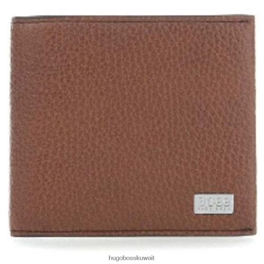4TFNJN645 بني / أسود / كحلي Hugo Boss محفظة - كروستاون/بطاقة - 50441042 بني