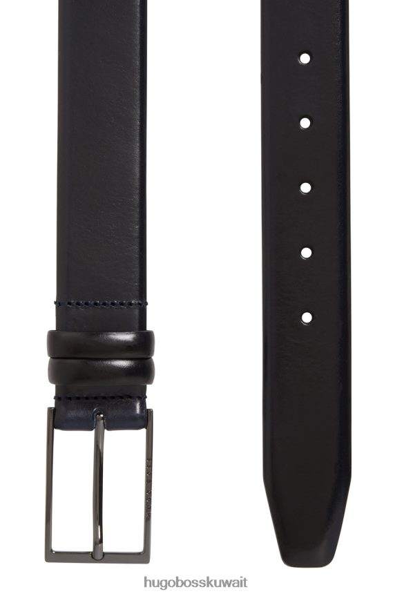 4TFNJN648 Medbrwn/الصدأ/البحرية/medbrown/البني Hugo Boss حزام - كارميلو - 50239979 medbrwn