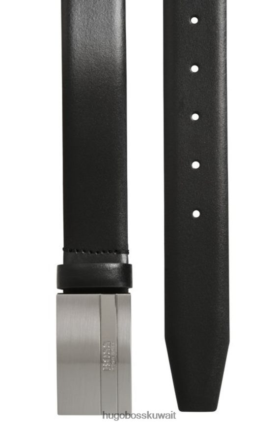 4TFNJN649 أسود Hugo Boss حزام باكستون - 50292249 أسود