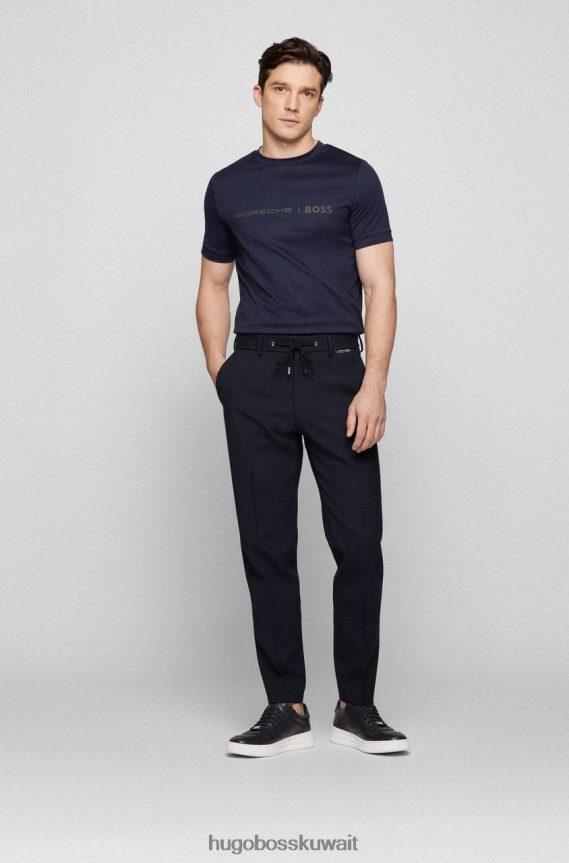 4TFNJN64 أزرق غامق Hugo Boss تي شيرت x بورش تيسلر 50466077 أزرق داكن