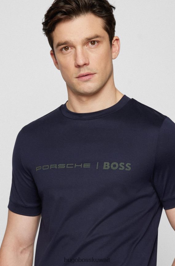 4TFNJN64 أزرق غامق Hugo Boss تي شيرت x بورش تيسلر 50466077 أزرق داكن