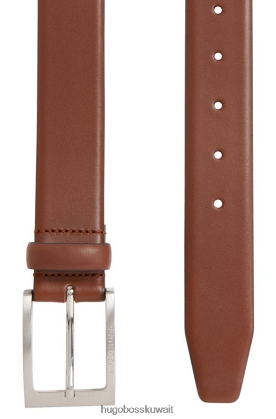 4TFNJN651 بني/أسود/بني متوسط Hugo Boss حزام بارنابي رقم - 50392247 بني