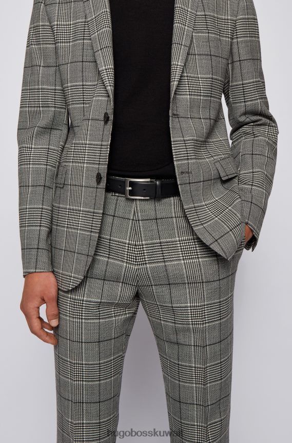 4TFNJN652 أسود Hugo Boss حزام بروندون رقم - 50292248 أسود