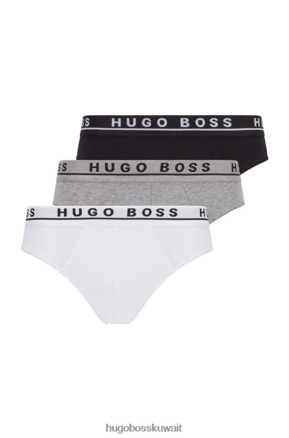 4TFNJN655 تشكيلة / أسود / أبيض Hugo Boss سراويل داخلية 3 قطع - 50325402، تشكيلة