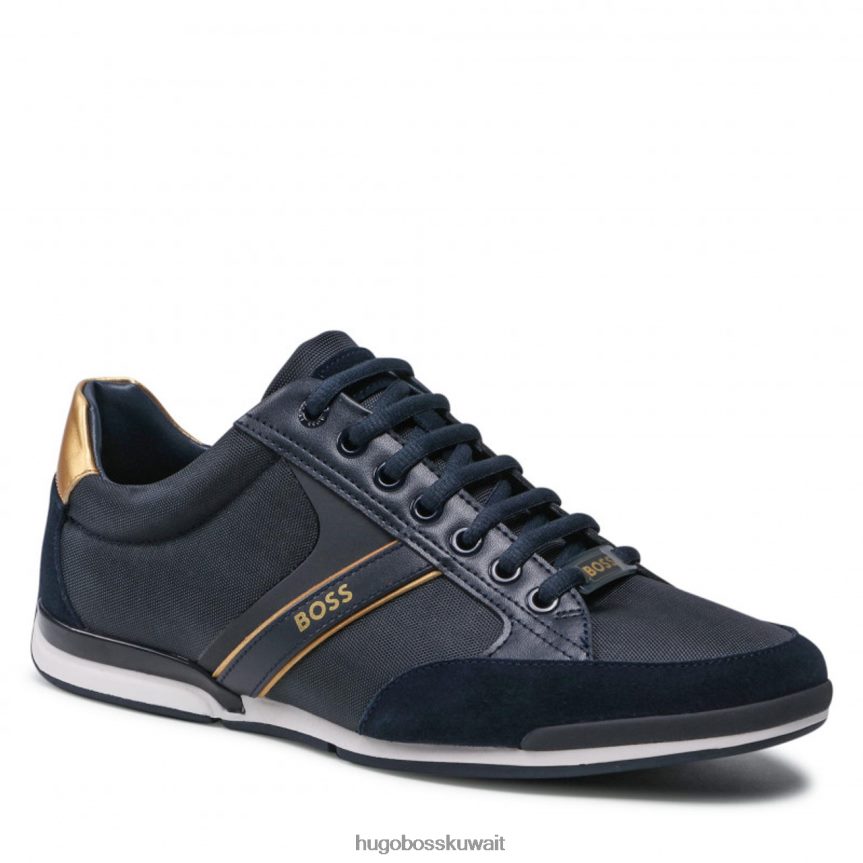 4TFNJN658 أزرق غامق Hugo Boss المدربين زحل 50471235 أزرق غامق