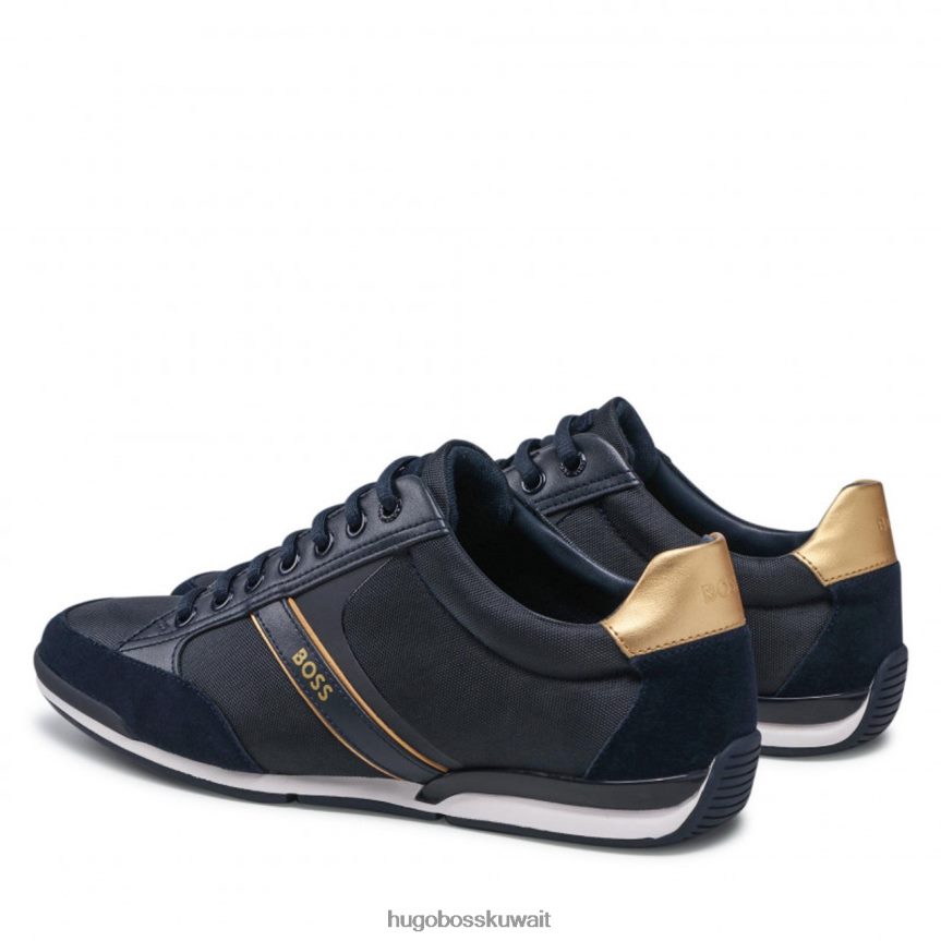 4TFNJN658 أزرق غامق Hugo Boss المدربين زحل 50471235 أزرق غامق