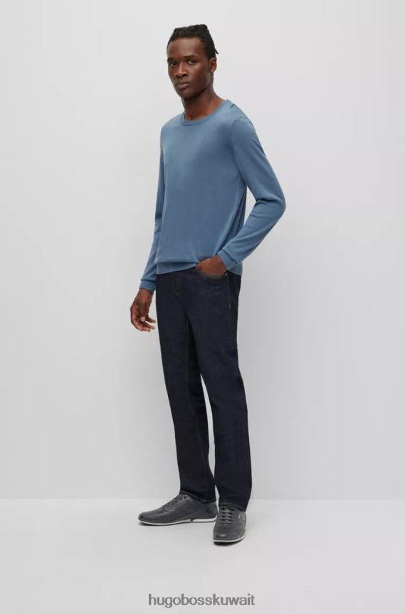 4TFNJN668 أزرق غامق/بني متوسط Hugo Boss المدربين زحل رقم 50470378 أزرق داكن