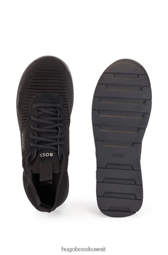 4TFNJN669 أسود/كحلي Hugo Boss حذاء رياضي تيتانيوم رقم 50470596 أسود
