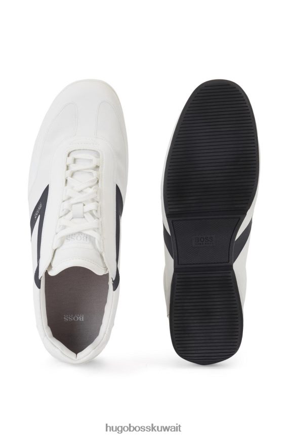 4TFNJN682 أبيض رمادي Hugo Boss المدربين زحل 50452024 الأبيض