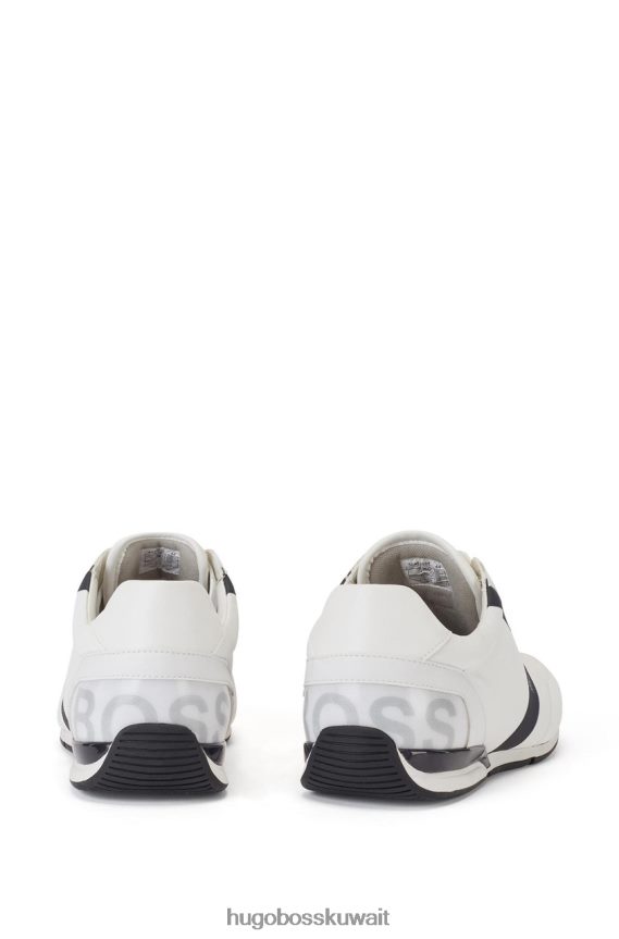 4TFNJN682 أبيض رمادي Hugo Boss المدربين زحل 50452024 الأبيض