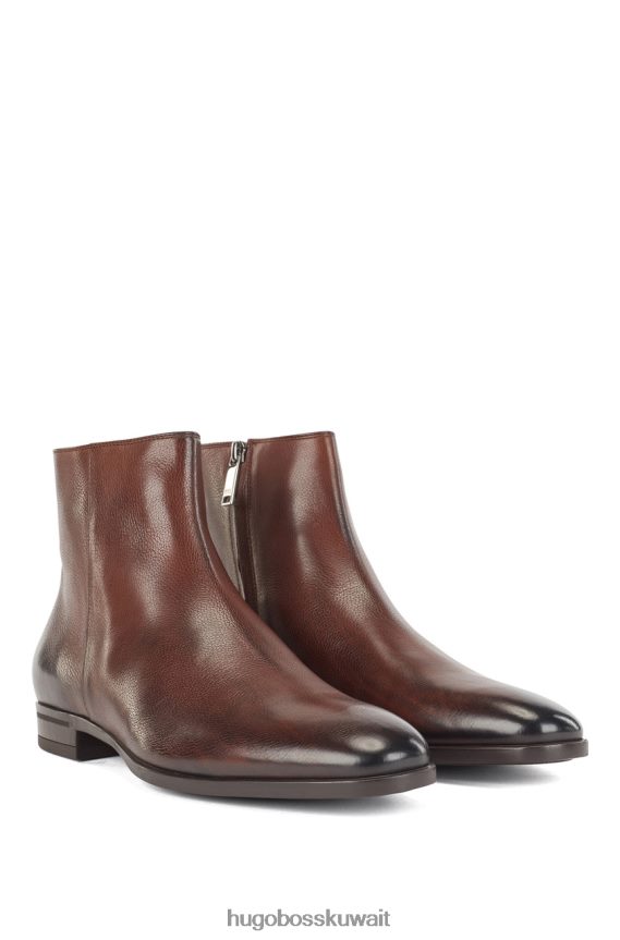 4TFNJN685 بني/أسود Hugo Boss التمهيد كينسينغتون الرمز البريدي 50440098 البني