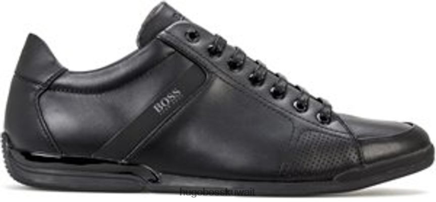 4TFNJN686 أسود/أبيض Hugo Boss المدربين زحل 50401835 الأسود