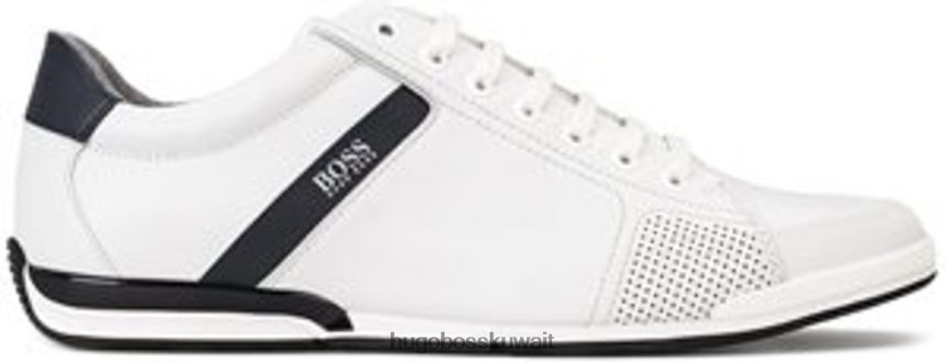 4TFNJN686 أسود/أبيض Hugo Boss المدربين زحل 50401835 الأسود