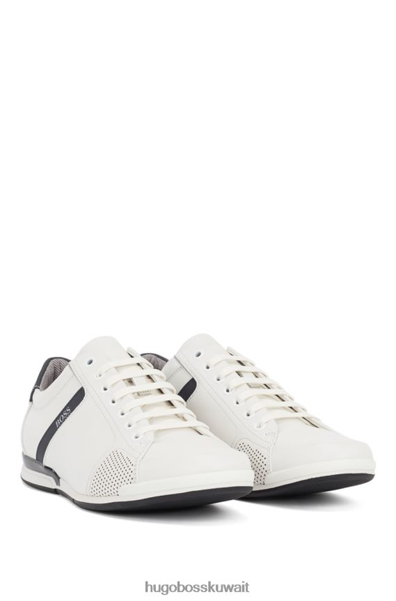 4TFNJN686 أسود/أبيض Hugo Boss المدربين زحل 50401835 الأسود