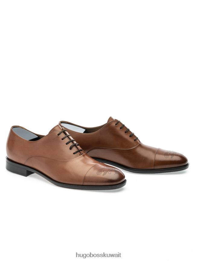 4TFNJN687 medbrown Hugo Boss حذاء ستانفورد أوكسف-50403085 ميدبروون