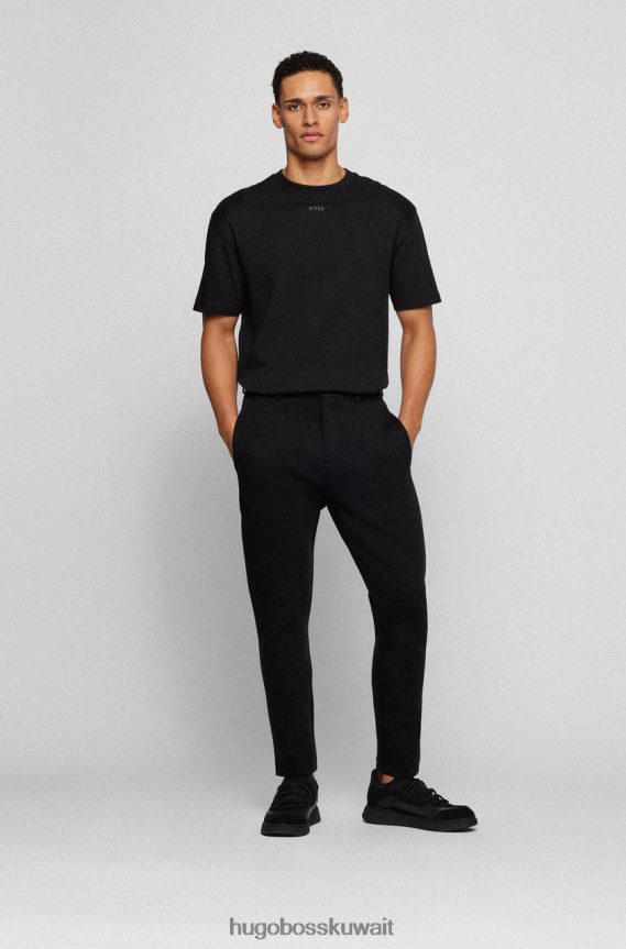 4TFNJN68 أسود/أبيض Hugo Boss بنطال رياضي هالبوا AJ 50466242 أسود