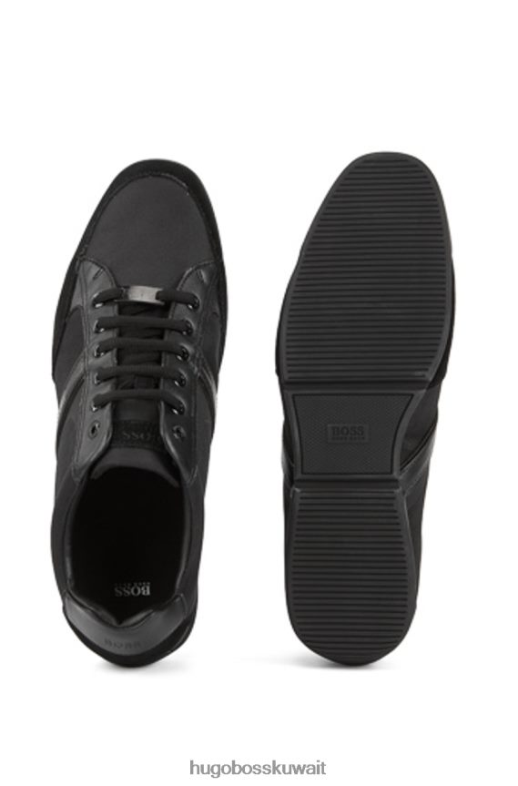 4TFNJN690 أسود/رمادي Hugo Boss حذاء زحل 50407672 أسود